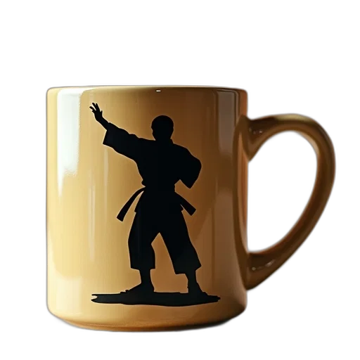 weapon, staff, 3d render, photorealistic, karate, silhouette, coffee, mug transparent PNG cut-out