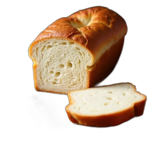 food, weapon, crown, face, 3d render, photorealistic, loaf, bread transparent PNG cut-out