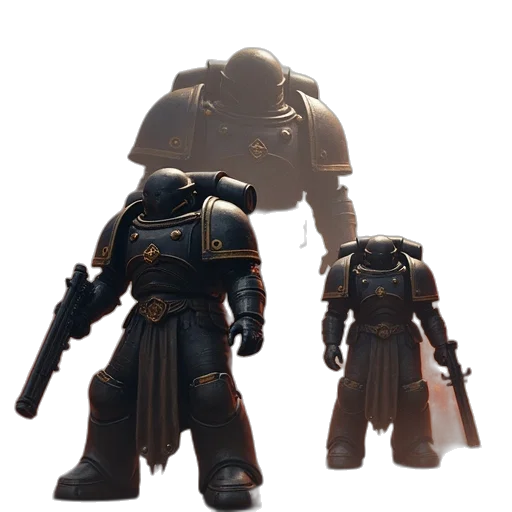 robot, weapon, concept art, 3d render transparent PNG cut-out