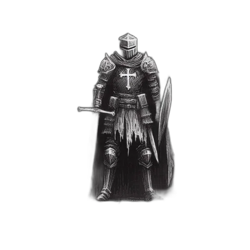 sword, staff, weapon, concept art, 3d render, fantasy art, photorealistic, monochrome transparent PNG cut-out