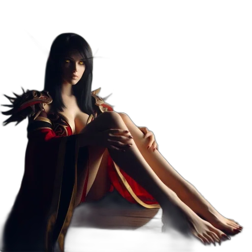 dress, jewelry, fantasy art, concept art, photorealistic, comic book art, fire, dark transparent PNG cut-out
