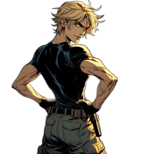 staff, weapon, comic book art, concept art, cartoon, anime, golden, earth tones transparent PNG cut-out