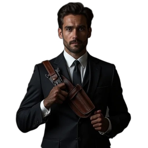 staff, jacket, weapon, concept art transparent PNG cut-out