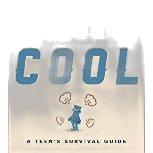 jacket, concept art, keeping, cool, teen, survival, guide, book transparent PNG cut-out