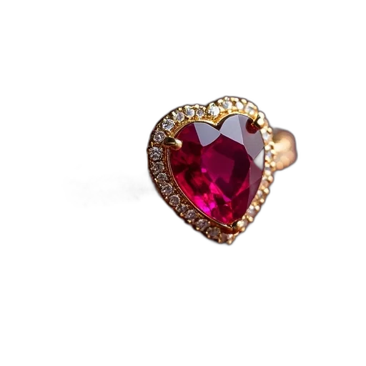 jewelry, crown, gold, ruby transparent PNG cut-out