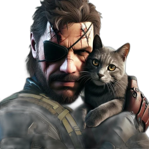 animal, weapon, concept art, photorealistic, cyberpunk, comic book art, individual, rugged transparent PNG cut-out
