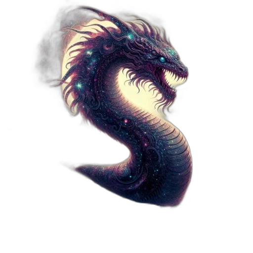dragon, creature, staff, animal, fantasy art, concept art, pixel art, watercolor transparent PNG cut-out