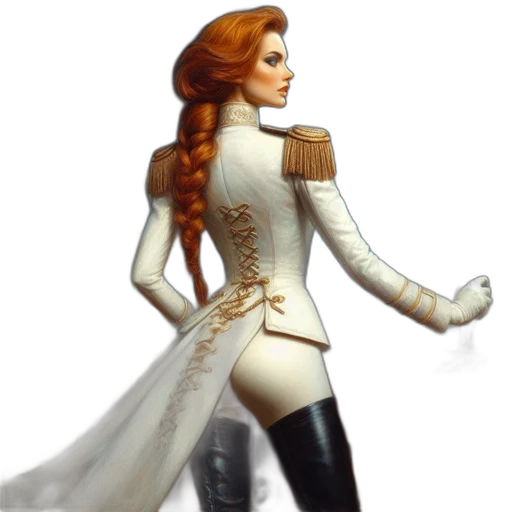 jacket, staff, dress, crown, concept art, fantasy art, pixel art, 3d render transparent PNG cut-out
