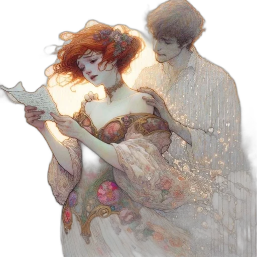 dress, watercolor, fantasy art, concept art, pixel art, underwater, fire, night transparent PNG cut-out