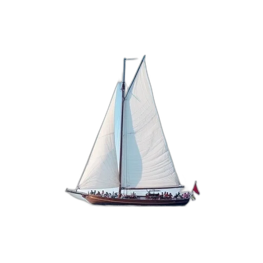 animal, 3d render, photorealistic, concept art, pixel art, pastel, earth tones, sailboat transparent PNG cut-out