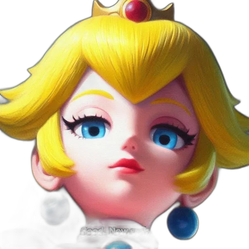 crown, face, staff, dress, concept art, 3d render, photorealistic, fantasy art transparent PNG cut-out