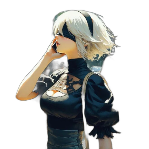 dress, face, mask, staff, concept art, fantasy art, watercolor, pixel art transparent PNG cut-out
