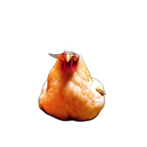 animal, food, creature, crown, photorealistic, 3d render, concept art, chicken transparent PNG cut-out