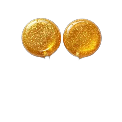 jewelry, crown, jacket, golden, two, lollipops, glitter, coating transparent PNG cut-out