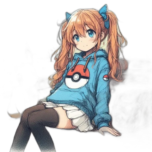 dress, jacket, staff, animal, anime, pixel art, watercolor, cartoon transparent PNG cut-out
