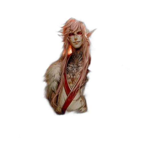 staff, dragon, creature, face, fantasy art, concept art, pixel art, 3d render transparent PNG cut-out