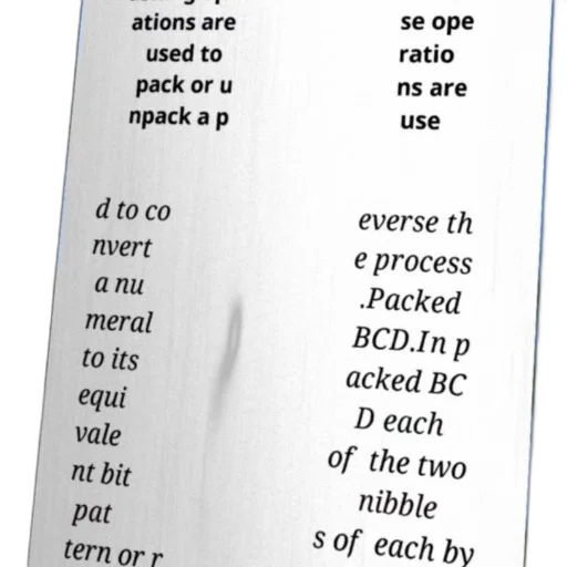dress, diagram, illustrating, packed, bcd, operations, showing, how transparent PNG cut-out