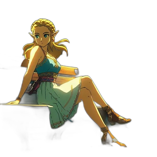 dress, crown, staff, jewelry transparent PNG cut-out