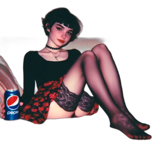 dress, concept art, photorealistic, vaporwave, pixel art, neon lights, red, dark transparent PNG cut-out