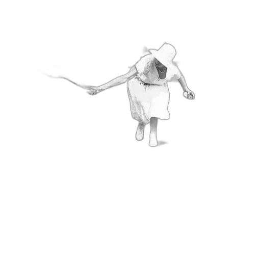 staff, hat, creature, robot, concept art, pencil sketch, 3d render, fantasy art transparent PNG cut-out