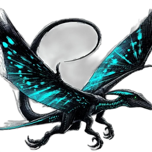 dragon, jewelry, creature, staff, fantasy art, concept art, 3d render, pixel art transparent PNG cut-out