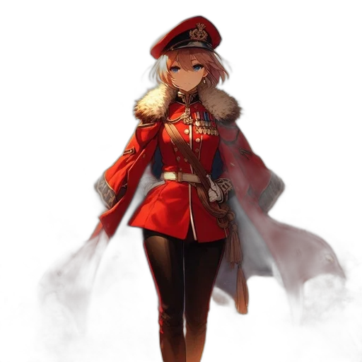 staff, weapon, jacket, dress, concept art, anime, fantasy art, pixel art transparent PNG cut-out