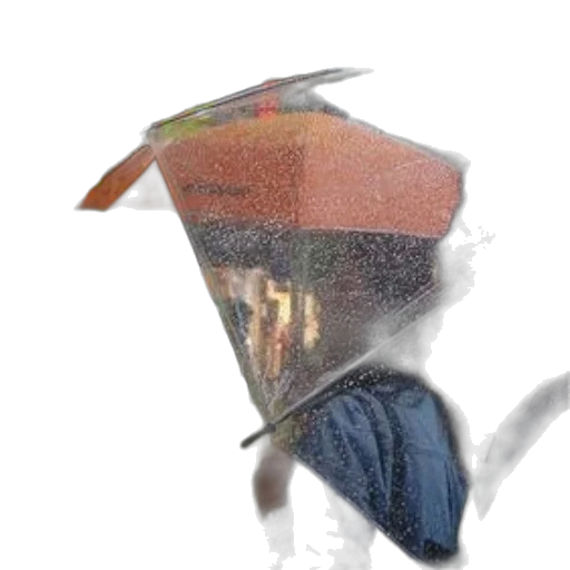 hat, umbrella, mask, face, concept art, photorealistic, watercolor, 3d render transparent PNG cut-out