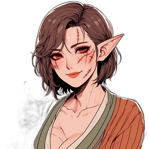 staff, fantasy art, concept art, pixel art, watercolor, earth tones, green, dark transparent PNG cut-out
