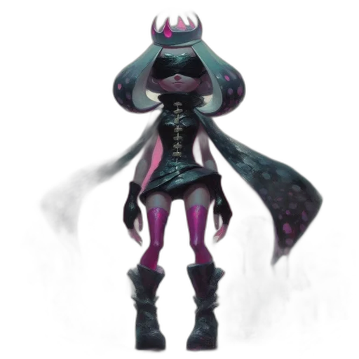 creature, mask, staff, robot, concept art, fantasy art, 3d render, pixel art transparent PNG cut-out