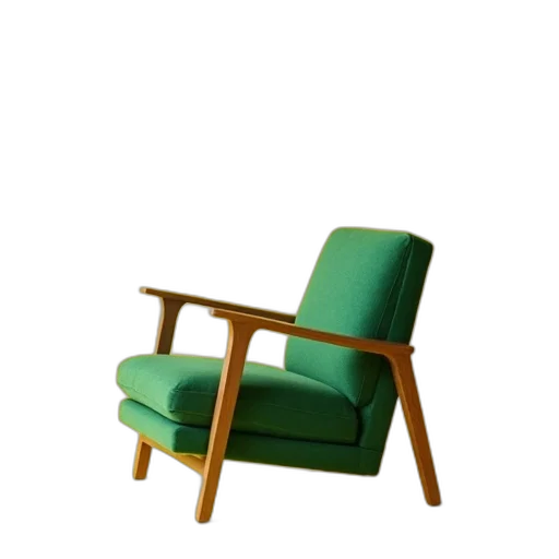 furniture, staff, 3d render, photorealistic, green, earth tones, yellow, chair transparent PNG cut-out