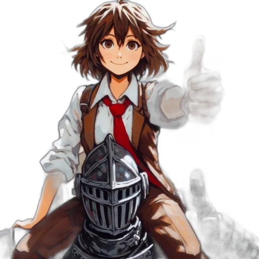sword, weapon, staff, jacket, anime, pixel art, concept art, fantasy art transparent PNG cut-out