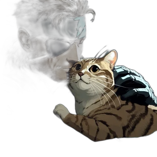 animal, creature, staff, mask, cyberpunk, concept art, vaporwave, photorealistic transparent PNG cut-out