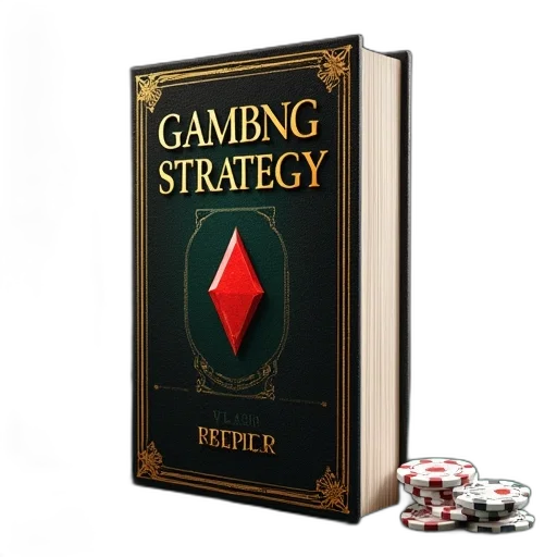 book, cover, showing, image, gambling, strategy transparent PNG cut-out