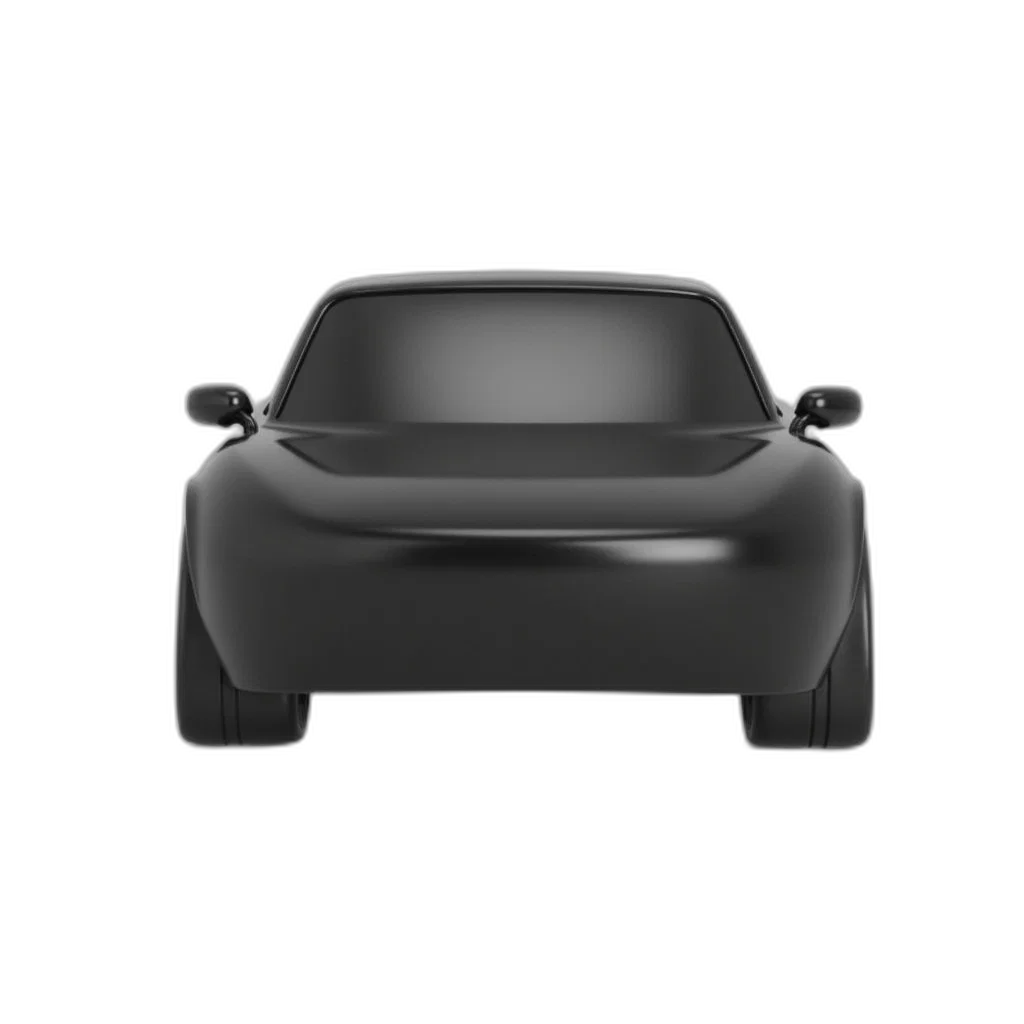 car, furniture, robot, crown, 3d render, concept art, photorealistic, black transparent PNG cut-out