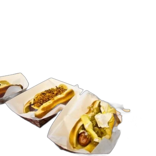 food, 3d render, photorealistic, table, filled, hot, dogs, french transparent PNG cut-out