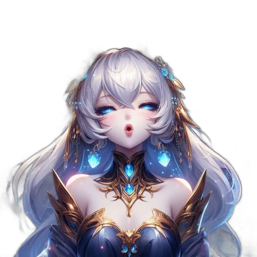 crown, staff, dragon, face, fantasy art, anime, pixel art, concept art transparent PNG cut-out