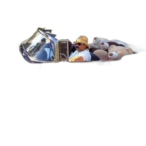hat, shoes, weapon, jewelry, concept art, 3d render, vaporwave, underwater transparent PNG cut-out