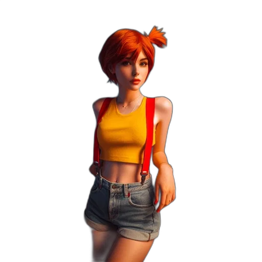 jacket, weapon, dress, staff, 3d render, concept art, pixel art, fantasy art transparent PNG cut-out