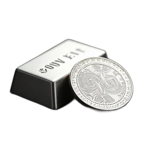 jewelry, silver, coin, detailed, design, one, side, plain transparent PNG cut-out