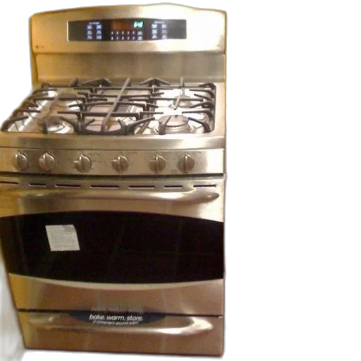 furniture, stainless, steel, oven, digital, display, pot, counter transparent PNG cut-out