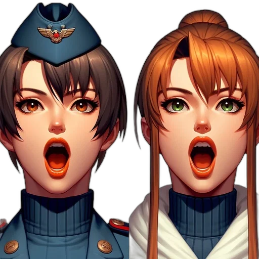 face, staff, concept art, anime, pixel art, 3d render, blue, colorful transparent PNG cut-out