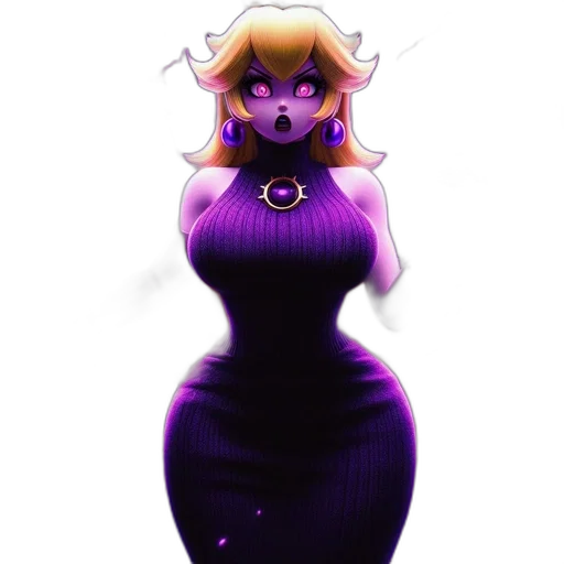 dress, robot, crown, staff, concept art, pixel art, 3d render, fantasy art transparent PNG cut-out