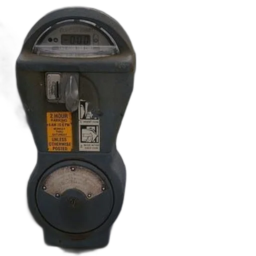 bottle, robot, parking, meter transparent PNG cut-out