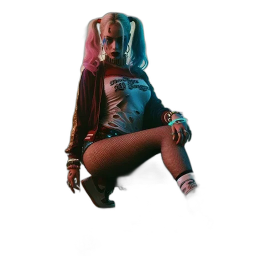 jacket, cyberpunk, concept art, blonde-haired, woman, donning, red, lipstick transparent PNG cut-out