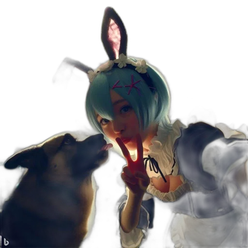 animal, weapon, mask, creature, fantasy art, concept art, anime, photorealistic transparent PNG cut-out