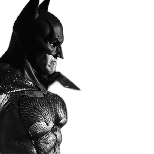 mask, comic book art, concept art, 3d render, photorealistic, black, white, image transparent PNG cut-out