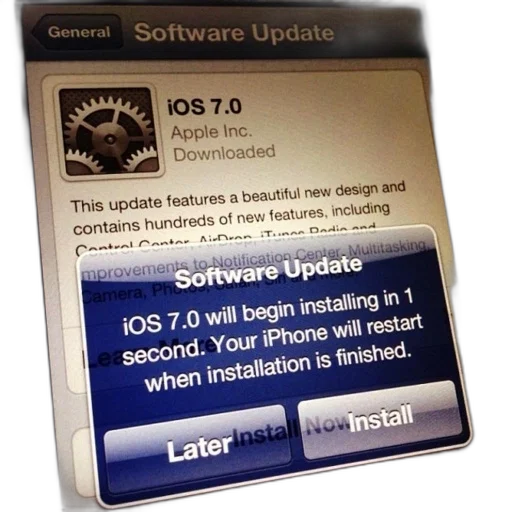 screenshot, iphone, software, update, notification, ios transparent PNG cut-out