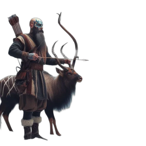 weapon, animal, staff, creature, concept art, fantasy art, 3d render, pixel art transparent PNG cut-out