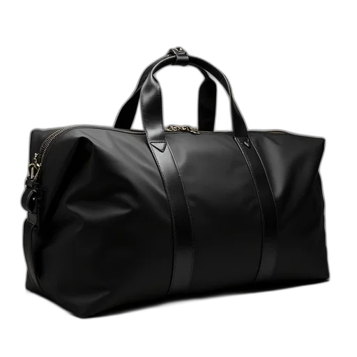 3d render, image, briggs, classic, duffel, black transparent PNG cut-out