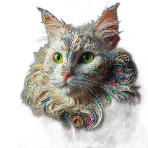 animal, creature, dragon, face, photorealistic, fantasy art, watercolor, concept art transparent PNG cut-out
